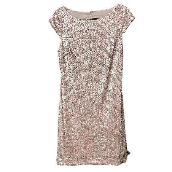 Donna Morgan mauve sequin dress cocktail - Picture 2 of 12